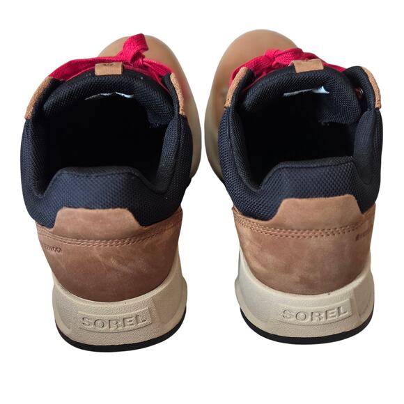 SOREL MENS MAC HILL LITE HIKER LOW WATERPROOF SNEAKER BROWN SZ 10 - Picture 4 of 7